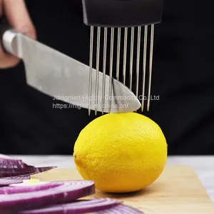 Amazon Kitchen Gadgets Onion Slicer Needle Vegetable Slicer Tomato Cutter Onion Holder thumbnail-5