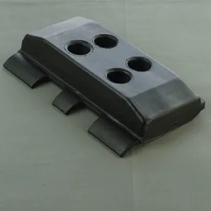 350mm Rubber Track Pads Bolted to Chain Links RP1200 Paver thumbnail-1