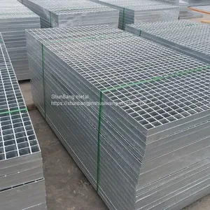 Supply and Welding Galvanized Steel Grating Platform Steel Grating Plate Steel Ladder Trench Cover Plate thumbnail-4