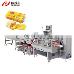 Big Flow Packaging Machine Multipack Bread Biscuit Instant Noodles Cake Cleaning Sponge Soap Family Pack Packing Machine thumbnail-1