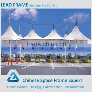 Secure Economical Prefab Steel Space Frame Toll Gate thumbnail-4