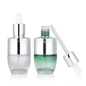 50ml Shoulder Sleeve Essential Oil Bottle Spot Skin Care Product Dropper Original Solution Glass Bottle 50ml Hyaluronic Acid Essence Solution Bottle thumbnail-2
