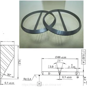 Two Color Tungsten Steel Ring for Tampoprint Pad Printing Machine thumbnail-5