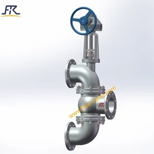 Worm Gear Three-Way Slurry Valve thumbnail-1