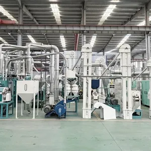 10tpd Maize Wheat Flour Mill Corn Flour Milling Machine Posho Milling Machinery thumbnail-2