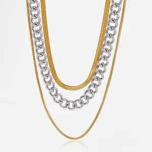 Wholesale Custom Stainless Steel Snowflake Pendant Necklace - Metal Alloy Jewelry thumbnail-3