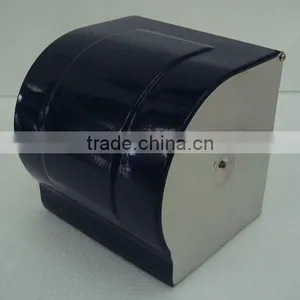 Stainless Steel Toilet Paper Holder Tissue Holder K-8-dark Blue Lacquer Cover thumbnail-1