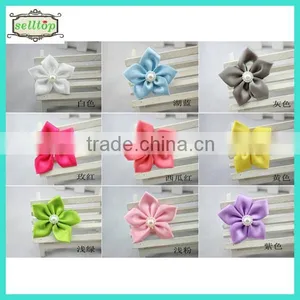 Cheaper Hot Sale 6cm Handmade Ribbon Flower thumbnail-1