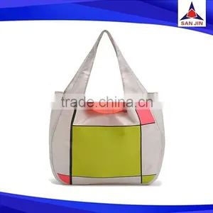 Recyclable Shopping Cotton Bag With Bottle Sleeves Shopping Bag Cotton Fabric Bag thumbnail-1