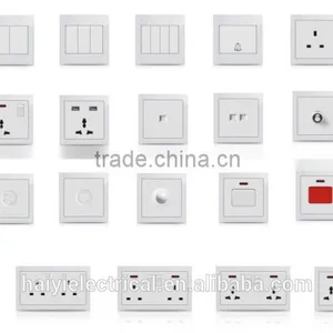 UK 13A Socket White Glass CE BS Approved UK Standard Electrical Wall Socket thumbnail-6