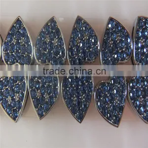 Factory Direct Supply of Encrusted With Diamonds 10MM Wear Jewelry Slider Heart Charms thumbnail-2