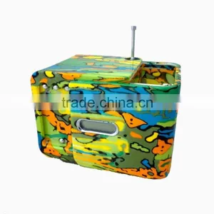 Deluxe Colorful Slip N Slide Cube Shape Digital Tuning Radio thumbnail-2