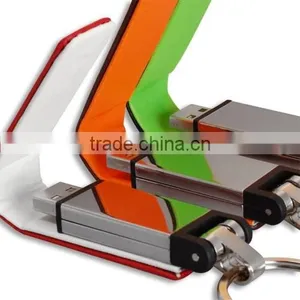 High Quality Leather Usb Flash Drive With Custom Logo thumbnail-3