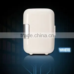 4L Mini Fridge Car Fridge AC/DC Operation Portable Mini Fridge Cooler Warmer With 6coke Cans thumbnail-1