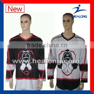 Sublimation Team Canada Ice Hockey Jerseys thumbnail-1