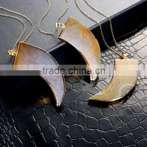 Top Sale Long Chains Necklace / Popular Long Chains Amber Necklace thumbnail-1