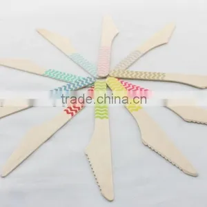 Eco-friend Wholesale Wooden Knives/mini Dessert Knives Suit for Party/afternoon Tea thumbnail-1