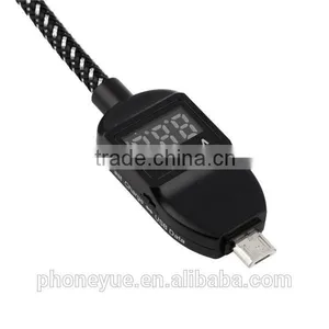 2016 Multi-function 20awg Current Showing Usb Charger Cable thumbnail-2