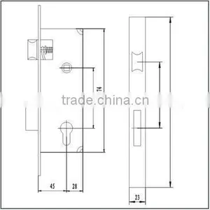 European Standard Union Door Locks Set thumbnail-2