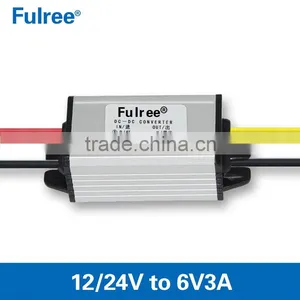 Water Proof Dc-dc Step Down Converter 12v24v9-40v to 6v3a18w, Car Power Supply Buck Module, 12v to 6v dc dc Transformer thumbnail-1