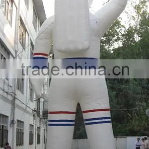 10M Tall White Inflatable Cartoon thumbnail-2
