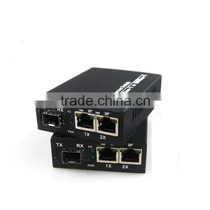SFP Slots RJ45 Port 10/100/1000M Ethernet/sfp Media Converter/SFP Slot 10/100/1000m Optic Media Converter Wireless thumbnail-4