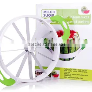 Fruit Tools 12 Slices Stainless Steel Melon Slicers Watermelon Cutter thumbnail-2