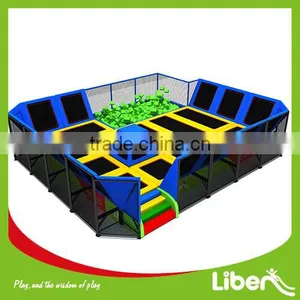 China Professional Manufacturer Trampoline With Foam Pit and Dodge Ball, Gymnastic Trampoline Cloth for Sal (5.LE.T8.409.132.00) thumbnail-1