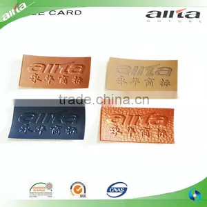 Wholesale Custom Brand Leather Label/branded Leather Patch/clothing Brand Labels thumbnail-4