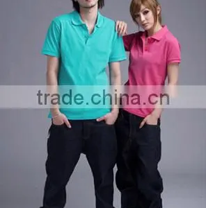 Wholesale Cute Couple Polo Shirt Design thumbnail-5