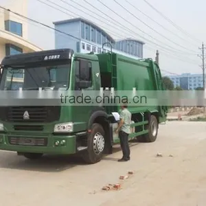 Howo Compactor Garbage Truck 10 M3, Compactor Garbage Truck, 10000 Liter Garbage Collection Truck thumbnail-1
