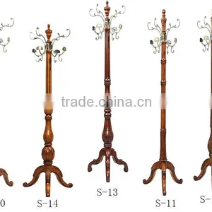 New Home Furniture Modern Rubber Wood Clothes Valet Stand (S-13#) thumbnail-4