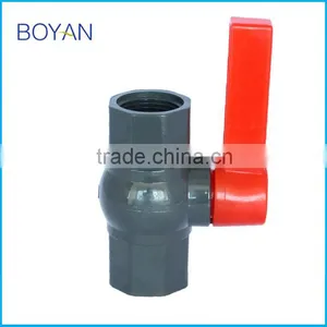 BOYAN Taizhou Huangyan PN10 Octagonal Round Grey Plastic Pvc Ball Valve Quality Choice thumbnail-4