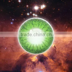 Wholesale Various Design Color Contact Lenses/youthful Green Circle Crazy Contact Lens thumbnail-1