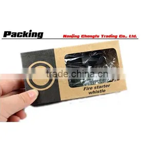 2016 Survival Magnesium Lighter Flint Stone Set With Whistle for Outdoor Camping thumbnail-6