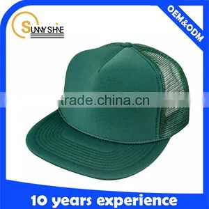 Foam Flat Bill Mesh Trucker Hat thumbnail-4