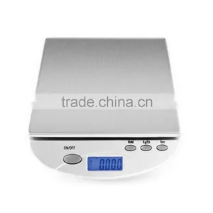 Stainless 500g/1g Digital Food Scale Hot Selling Kitchen Scale With Easy-Read LCD thumbnail-1
