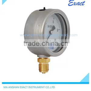 High Quality Stainless Steel Casing Manometer Pressure Gauge EN837-1 thumbnail-1