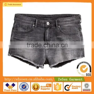 Wholesale Cheap Price Sexy Low-Rise Short Denim Shorts For Women thumbnail-2
