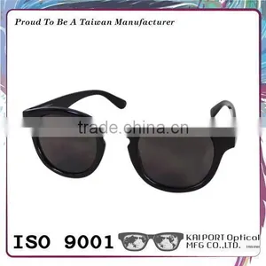 Classic Colored Women Round Retro Sunglasses Matched Flexible Spring Hinge Temple thumbnail-3