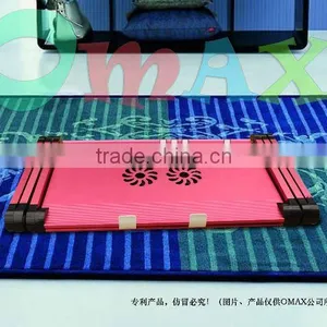 Fashion Adjustable Vented Laptop Table Antique Furniture Aircraft Folding Table OMAX A6 thumbnail-2
