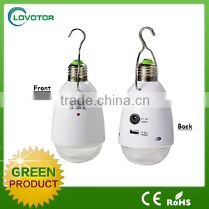 Energy Saving Lamp Rechargeable Light Bulb With 2w Solar Panel thumbnail-3