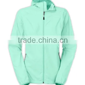 Cheap Hooded Lightweight Woman Nylon Windbreaker thumbnail-1