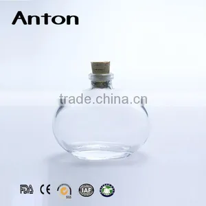 Clear Perfume Attar Bottle Wholesale 50ml With Cork thumbnail-1