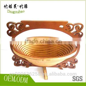 Durable Bamboo Folding Fruit Basket thumbnail-6