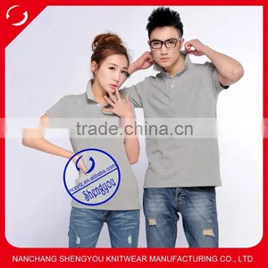 Custom Fashion Couple Polo Shirt Design for Lovers thumbnail-1