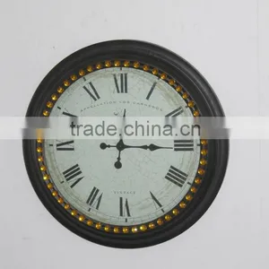 100728EA-Acrylic Diamond Metal Wall Clock thumbnail-1