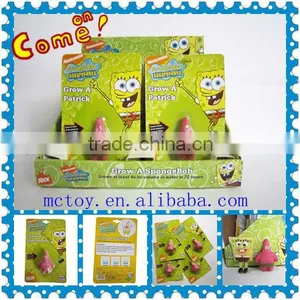 Magic Spongebob Growing Sponge Toys in Water Growing Patrick Toy Patrick Star for Baby Fun Magic Growing Sponge thumbnail-1