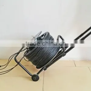 TPU Field Tactical Armored Fiber Optic Patch Cord DLC/UPC-LC/UPC Duplex SM 100M thumbnail-3