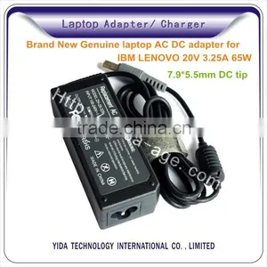 Brand New Genuine Laptop Charger AC Adapter for IBM LENOVO 20V 3.25A 65W 7.9*5.5 Pin thumbnail-1
